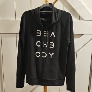 Beachbody Coach Charcoal Gray Sweatshirt Hoodie Size Medium